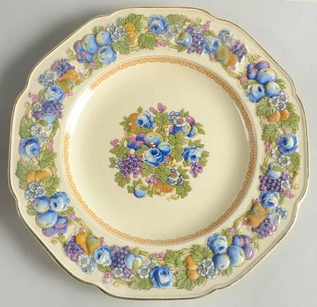 1954 Dinner Plate by Crown Ducal