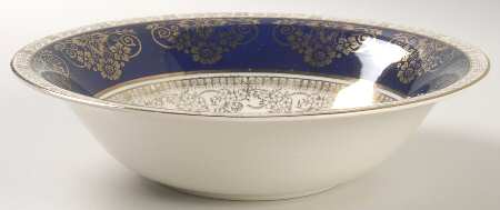 6107 (Blue) 8" Round Vegetable Bowl