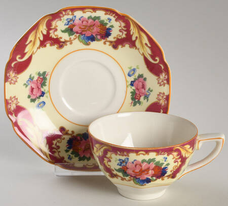 CRD38 Footed Cup & Saucer Set