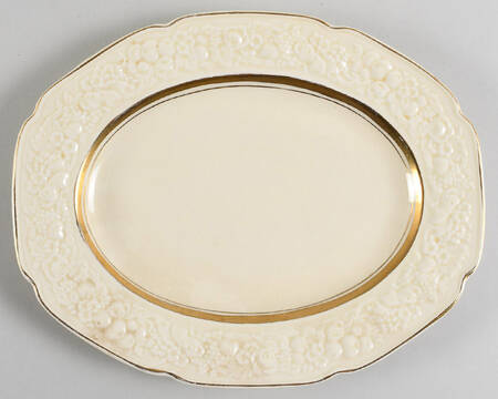 2057 10" Oval Serving Platter