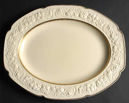 2057 15" Oval Serving Platter