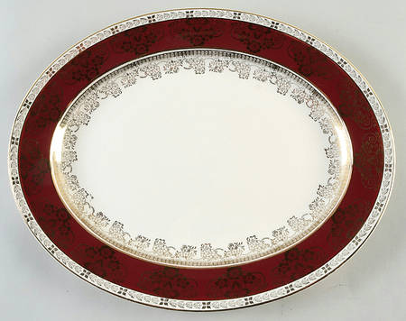 CRD45 14" Oval Serving Platter