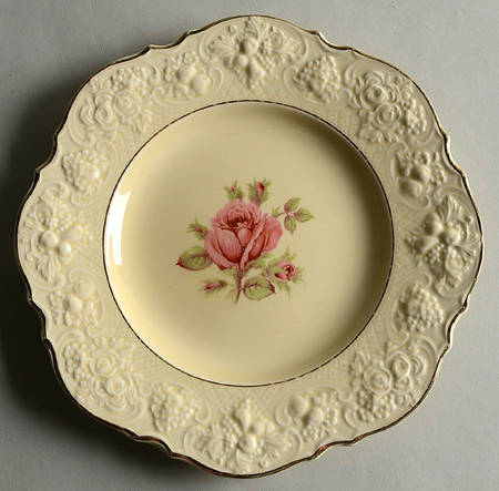 Rose Marie (Pink) Luncheon Plate