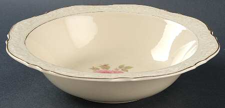 Rose Marie (Pink) 8" Round Vegetable Bowl