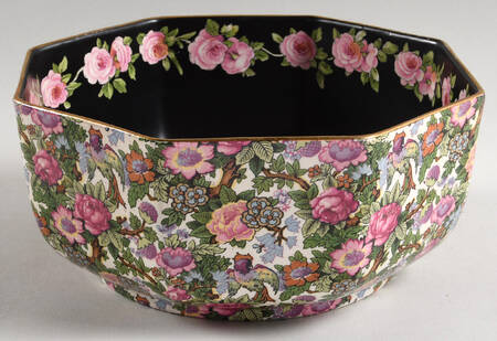 Roseland 7" Octagonal Vegetable Bowl