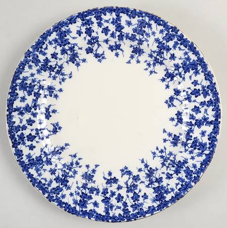 Early English Ivy Dark Blue Dinner Plate