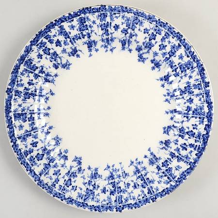Early English Ivy Dark Blue Large Dinner Plate