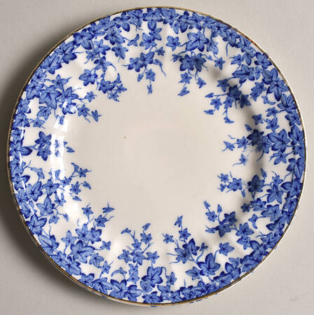 Early English Ivy Dark Blue Bread & Butter Plate