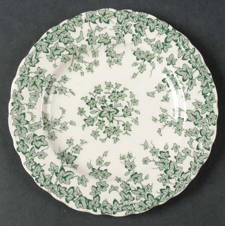 Early English Ivy Green Bread & Butter Plate