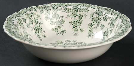 Early English Ivy Green Rim Cereal Bowl