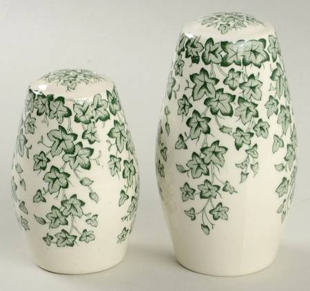 Early English Ivy Green Salt & Pepper Set