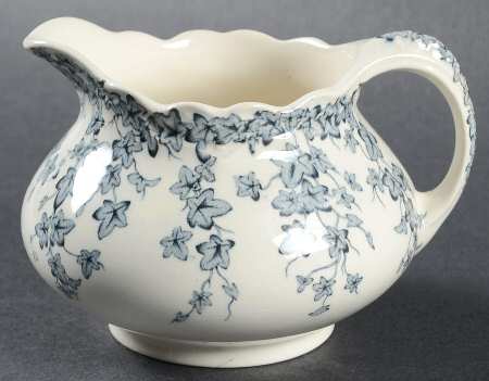 Early English Ivy Blue Gray (Scalloped) Creamer