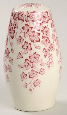 Early English Ivy Pink (Scalloped) Salt Shaker