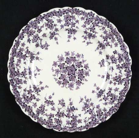 Early English Ivy Purple Salad Plate