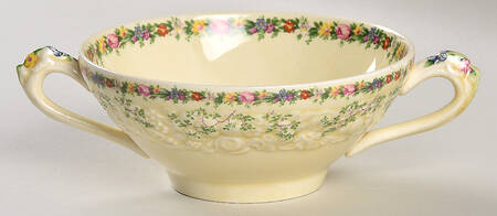 Ferncroft Flat Cream Soup Bowl