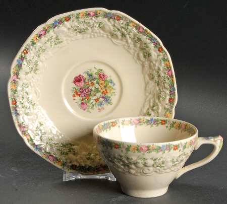 Ferncroft Flat Cup & Saucer Set