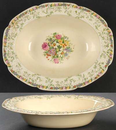 Ferncroft 9" Oval Vegetable Bowl