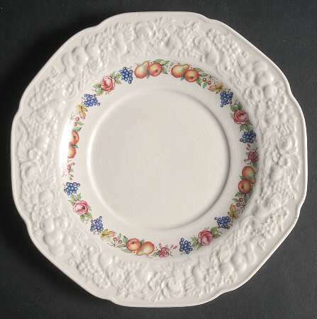 Florentine Garden (Colored Fruit) Underplate for Gravy Boat