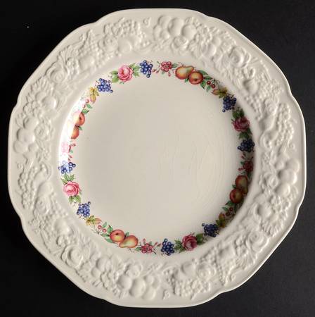 Florentine Garden (Colored Fruit) Salad Plate