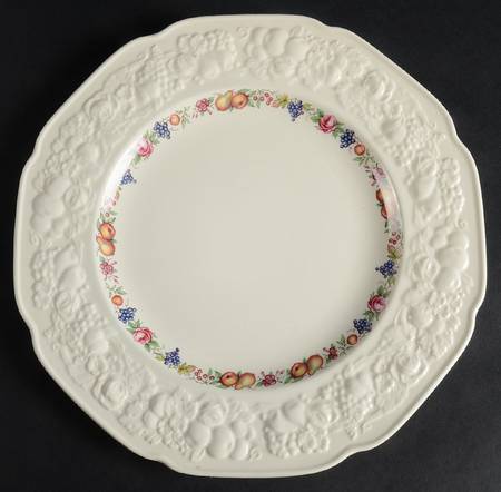Florentine Garden (Colored Fruit) Dinner Plate
