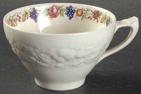 Florentine Garden (Colored Fruit) Flat Cup