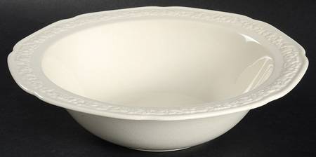 Florentine White 9" Round Vegetable Bowl