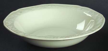Florentine White Rim Fruit/Dessert (Sauce) Bowl
