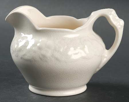 Florentine White Creamer