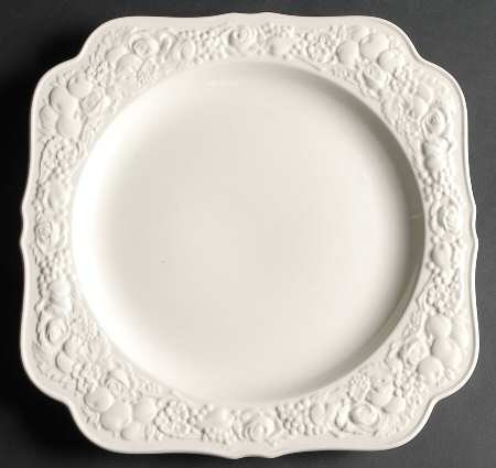 Florentine White 12" Chop Plate (Round Platter)