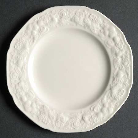 Florentine White Bread & Butter Plate
