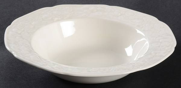 Florentine Dark Cream Rim Cereal Bowl