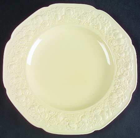 Florentine Dark Cream Dinner Plate