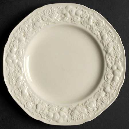 Florentine Dark Cream Bread & Butter Plate