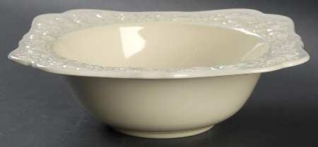 Florentine Dark Cream 8" Square Vegetable Bowl