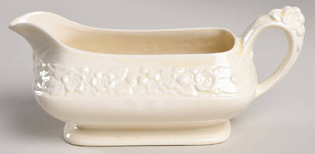 Gainsborough (All White)(Also A Shape) Gravy Boat