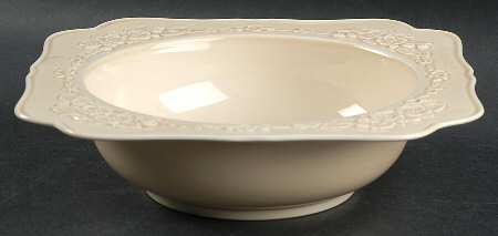 Gainsborough (All White)(Also A Shape) 8" Square Vegetable Bowl