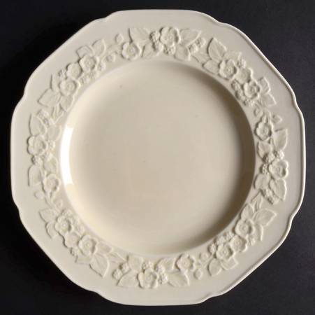 Gainsborough (All White)(Also A Shape) Luncheon Plate