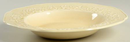 Gainsborough (All White)(Also A Shape) Large Rim Soup Bowl