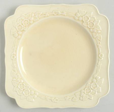 Gainsborough (All White)(Also A Shape) Square Salad Plate