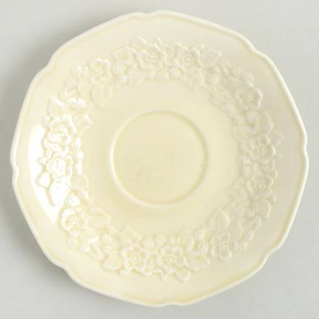 Gainsborough (All White)(Also A Shape) Saucer