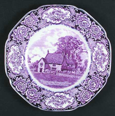 George Washington Memorial Lilac Dinner Plate