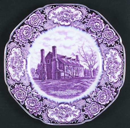 George Washington Memorial Lilac Dinner Plate