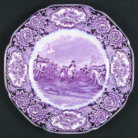 George Washington Memorial Lilac Dinner Plate