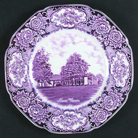 George Washington Memorial Lilac Dinner Plate
