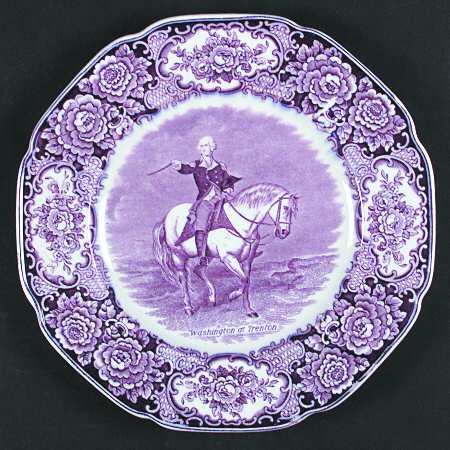 George Washington Memorial Lilac Dinner Plate