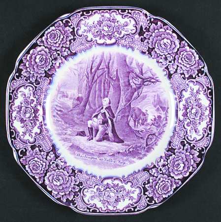 George Washington Memorial Lilac Dinner Plate