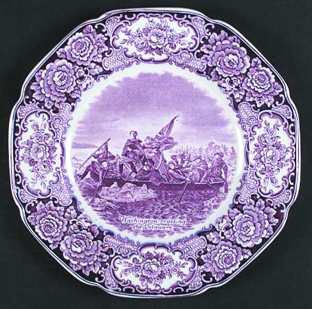 George Washington Memorial Lilac Dinner Plate
