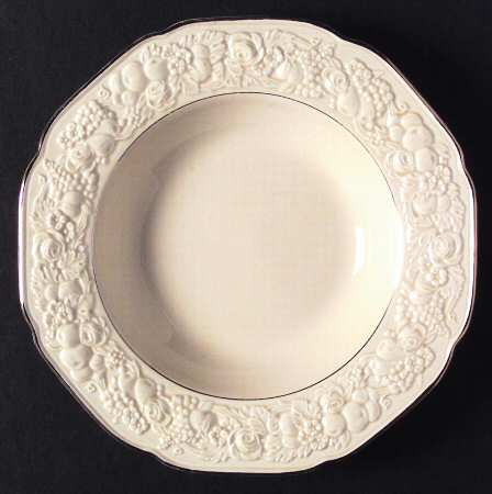 Golden Glamour Rim Soup Bowl
