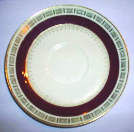 Lincoln Maroon Saucer