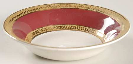 Oxford Burgundy Fruit/Dessert (Sauce) Bowl